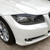 BMW E90 E91 3-Series Black Headlight Eye Lids Covers (2005–2012)