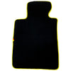 BMW X3 Series G01 SUV with Yellow Trim AutoWin Black Floor Mats (2017-2023)