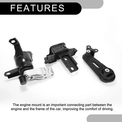 Mazda 2 1.5L Engine Motor Trans Mount Set (2011-2013)
