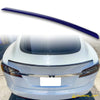 Tesla Model S Sedan Blue Boot Lip Spoiler (2012-2017)
