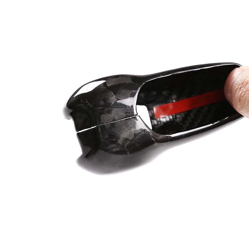 Porsche 2009-2016 Cayman Forging Carbon Fiber Gear Shift Knob Cover Trim Fit
