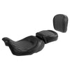 Harley Electra Glide Driver Passenger Seat with Backrest (2009-2023)