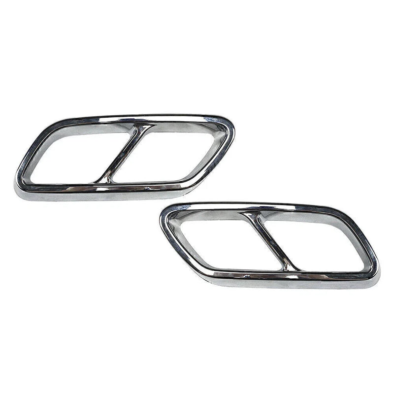 Mercedes C-Class Chrome Rear Exhaust Muffler Tail Pipe Cover Trim (2022-2023)