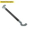 Motorcycle Motorbike Balance Bar 0.39" 10mm Titanium Tone