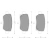Honda Legend J35A8 Rear Disc Brake Pads Set 106.8mm (2006 - 2008)