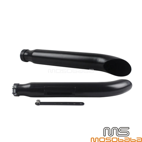 Harley BMW Bobber 19” Universal Exhaust Muffler Turn-out Pipe Tip