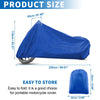 L Motorcycle Cover Universal Scooter Waterproof Blue