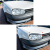 VW Golf 4 MK4 Headlight Eyelid Covers 2 x Gloss Black (1997-2006)
