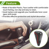 Lexus GS300 2006-2011 Plastic Faux Leather Black Red Automatic Gear Shift Knob