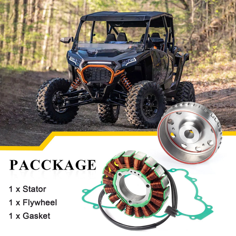 Polaris Ranger 900 XP RZR 900 / 1000 Stator + Flywheel W/ Gasket (2013–2024)