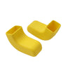 Jeep Wrangler JK JL JT Front Bumper Tow Hook Covers Yellow (2007-2023)