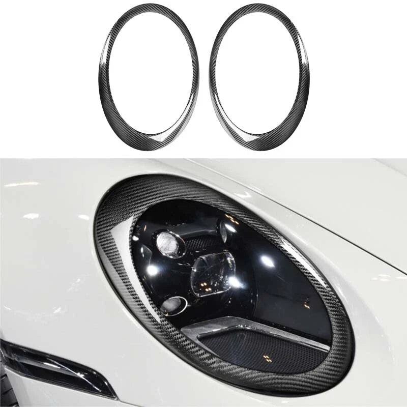 Carrera 911 997 2004-2008 Real Carbon Fiber Front Headlight Surround Cover