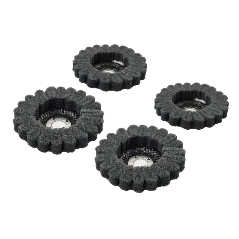 Angle Grinder Nylon Fiber Flap Polishing Buffing Disc Wheel 100mm