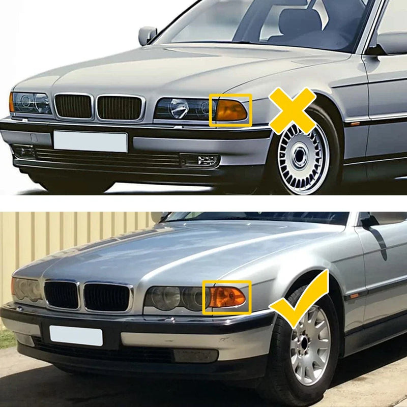 BMW 7-Series 2x Front Corner Signal Parking Lights (1998–2001)