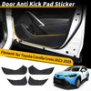 Toyota Corolla Cross Door Kick Pad Sticker Protector (2022–2025)