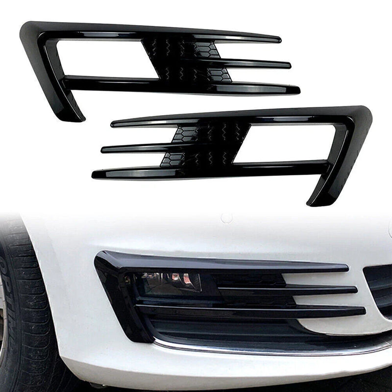 Volkswagen Golf MK7 Black Fog Light Lamp Cover (2013-2016)