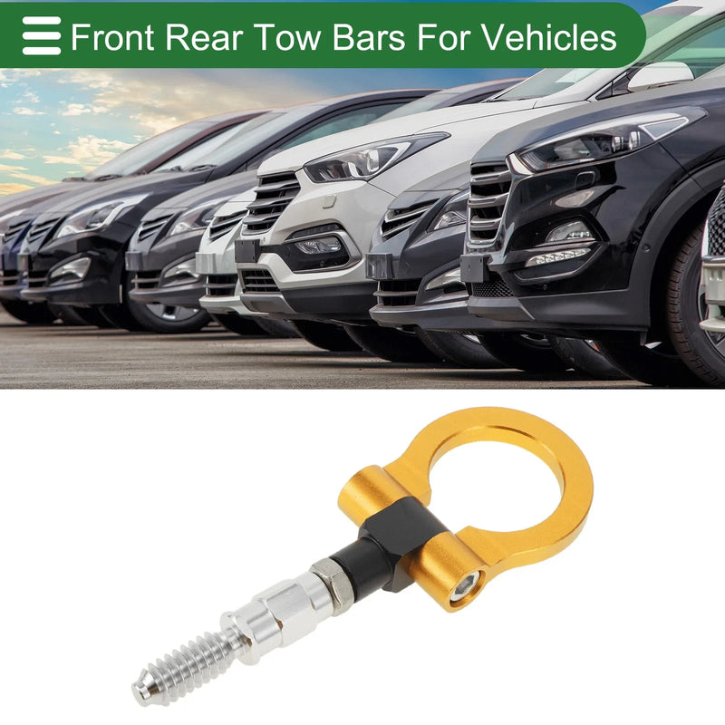 Ford Focus (1998-2025) Gold Tone Tow Hook 15.6mm Aluminum Alloy