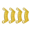 Polaris Ranger 570-4 2x Front/Rear Brake Calipers Pads L/R (2016–2022)