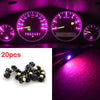 Gauge Dash Lights for AC 20 x T4 T4.2 LED Bulbs (Pink)
