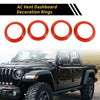 Jeep Wrangler JK JKU AC Vent Dashboard Decoration Ring (2011-2017)