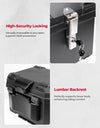Scooter - Waterproof Silver 45L Motorcycle Top Box Rear Storage
