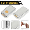 Mazda 2 / 3 / 5 / 6 White & Silver TPU Silicone Car Key Case