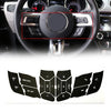 Mustang Steering Wheel Button Repair Decals Stickers (2015–2018)