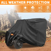 Honda Pioneer 1000-5 Black 210D-PU Waterproof UTV Cover (2016-2023)