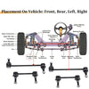 Ford Edge 4 x Front Rear Stabilizer Sway Bar Links (2007-2014)