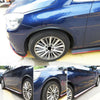 Set Carbon Fiber Car Wheel Trims Eyebrow Arch Trim Lips Fender Flares