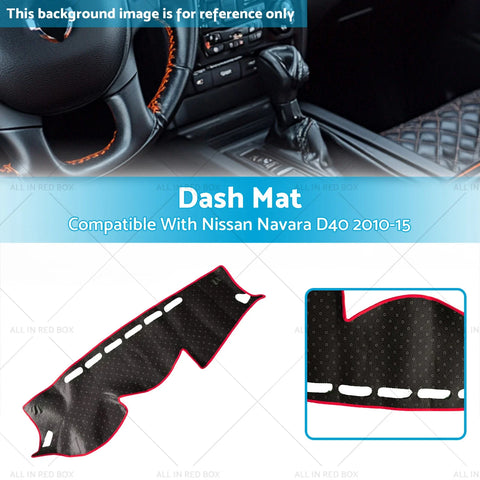 Nissan Navara D40 Dash Mat Dashboard Cover UV Protection (2010-2015)