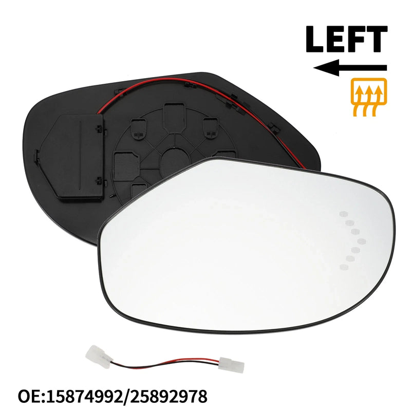 GMC Sierra 2500 Heated Left Mirror Glass Replacement