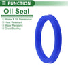 Oil Seal 50x60x7mm TPU Rotary Shaft Seal Blue 5 Pcs
