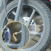 Car Motorcycle 4 x Tyre Valve Stem Extension Gold Tone