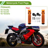 Honda, Suzuki, Yamaha - Rear Brake Pedal - Orange Motorcycle Foot Pegs
