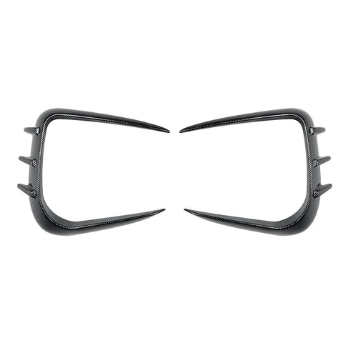 Volkswagen ID.3 2 x Carbon Look Front Bumper Side Air Vent Trims (2019-2022)