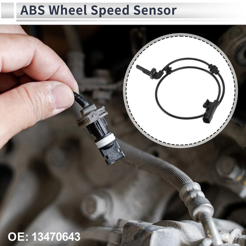 Chevrolet Cruze Rear Left/Rear Right ABS Wheel Speed Sensor (2011–2016)