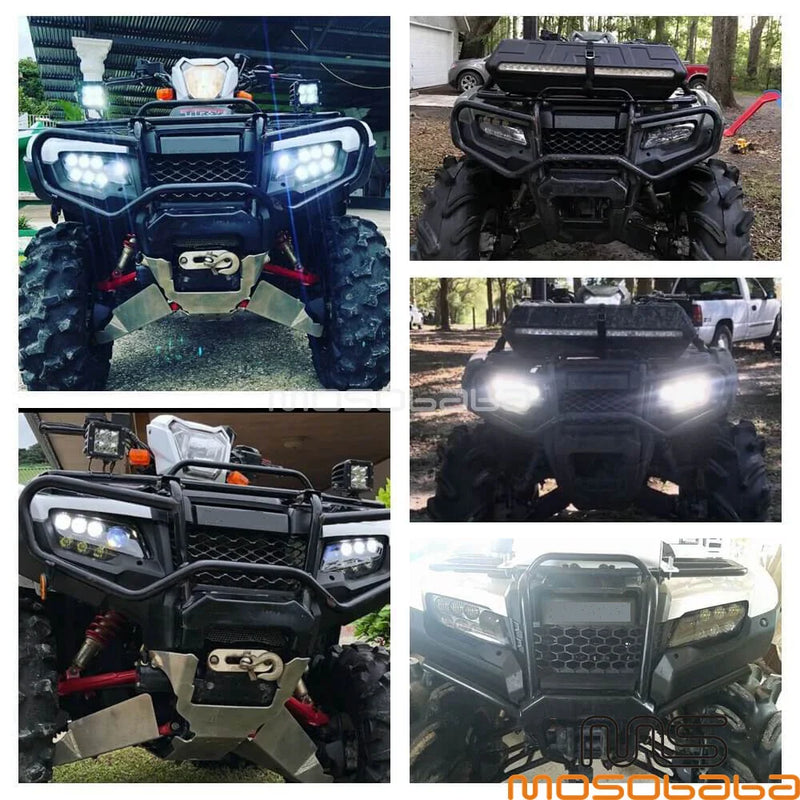 Honda Pioneer 1000 / 1000-5, Foreman 500 LED Angel Eye Conversion Headlight (2016-2023)