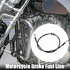 ATV Dirt Bike 80cm 31.50" Braided Brake Clutch Oil Hose Line Pipe