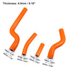 Yamaha YZ250 4pcs Orange Silicone Radiator Hose Tubing (2002-2013)