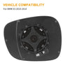 BMW X3 Heated Mirror Glass with Backing - Passenger Side (2011-2014)