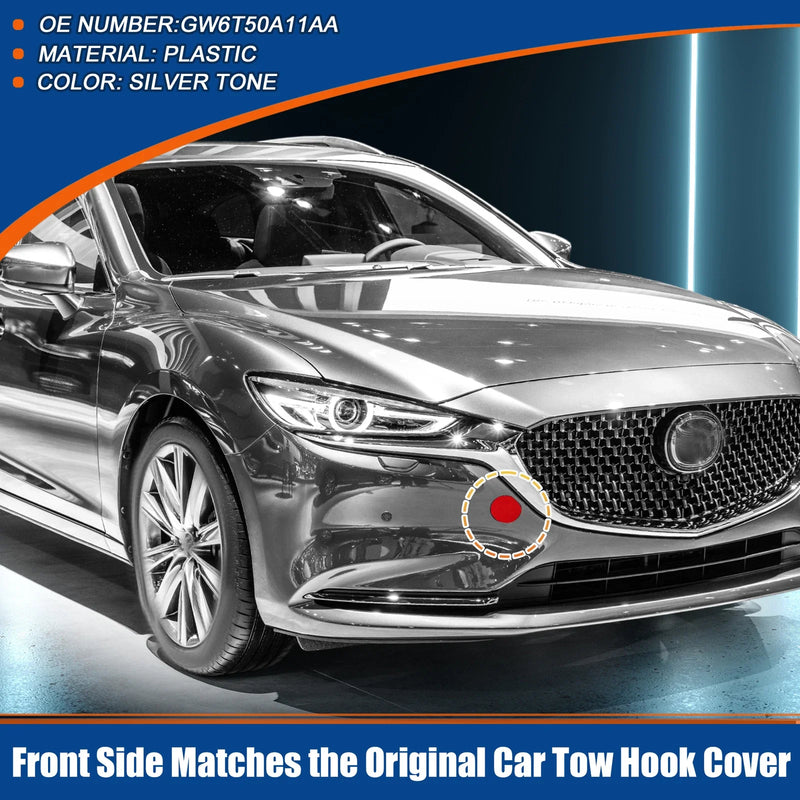 Mazda 6 Atenza Red Front Bumper Tow Hook Cover (2018-2021)