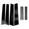 Honda Civic Sedan 8 x Black Window Pillar Post Molding Covers (2012-2015)