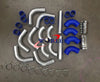 Car 2" Aluminum Universal Intercooler Turbo Piping Hose T-Clamp Kit