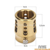 Harley Softail Low Rider Drilled Exhaust Pipe Tip End Plug 1.75"