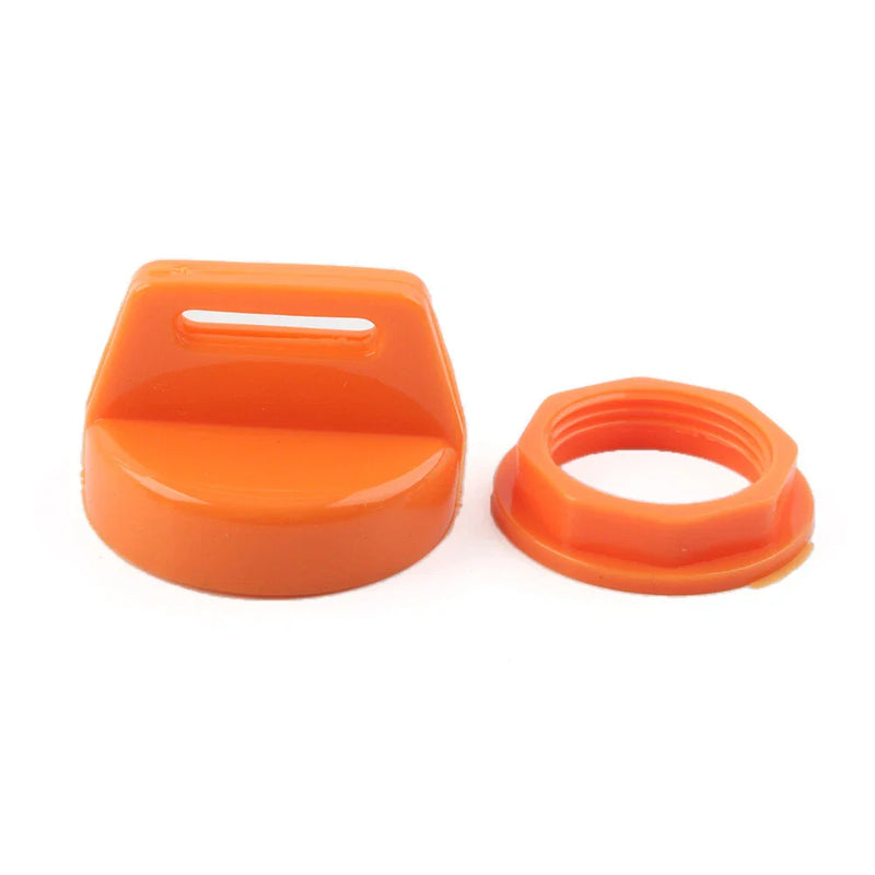Polaris RZR XP 800-1000, Ranger, Sportsman Ignition Key Cover w/Nut Orange ABS