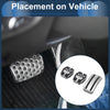 Ford Focus 3 Pcs Manual Transmission Accelerator Pedal Covers (12-16)