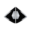 Ford Fiesta MK7 7.5 (2008-2017) Gloss Black Rear Window Louver Trim