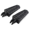 Harley FXBB FXBR FXBRS FXLR Black Front Footrests Rider Footpegs (2018-2023)