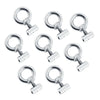 Boat RV Caravan Stainless Steel 8 x Awning Rail Stoppers Screws